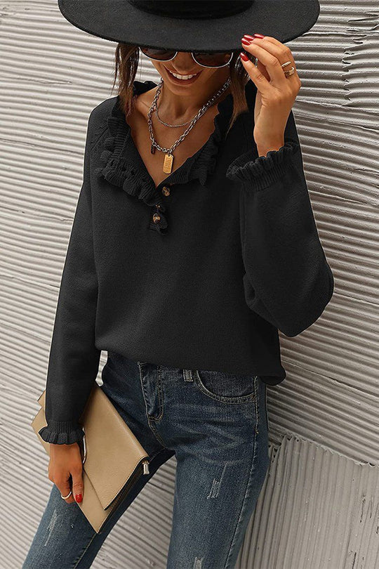 Ladomma™ | Long Sleeve r Sweater