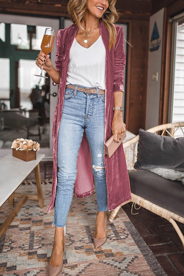 Ladomma™ | Velvet Kimono Coat