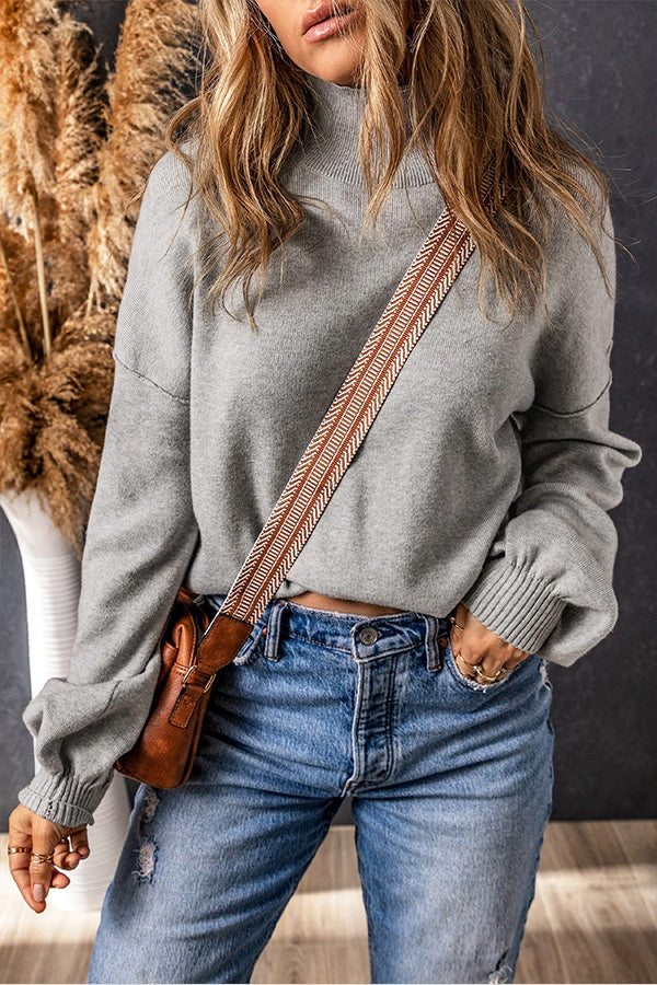 Ladomma™ | Gray Turtleneck