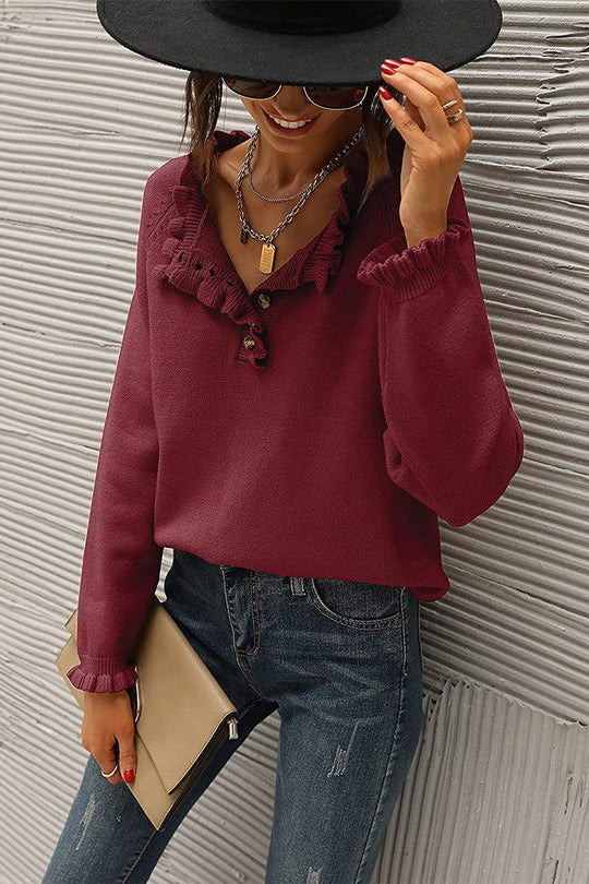 Ladomma™ | Long Sleeve r Sweater
