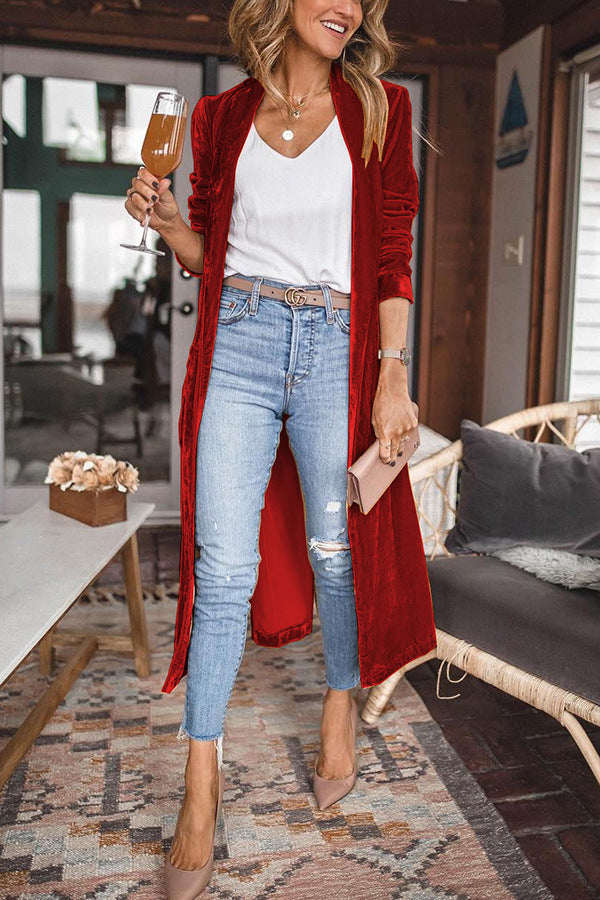 Ladomma™ | Velvet Kimono Coat