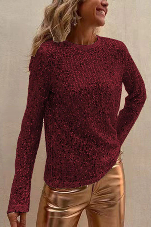 Ladomma™ | Long Sleeve Shift Blouse