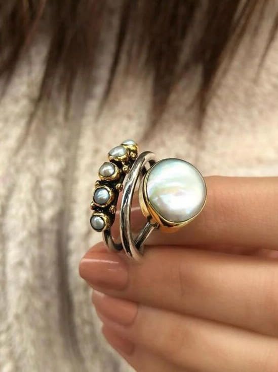 Ladomma™ | Pearlinlay Opening Ring