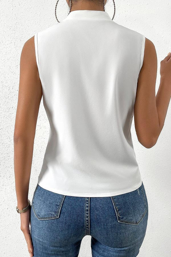 Ladomma™ | Classy Sleeveless Plain Top